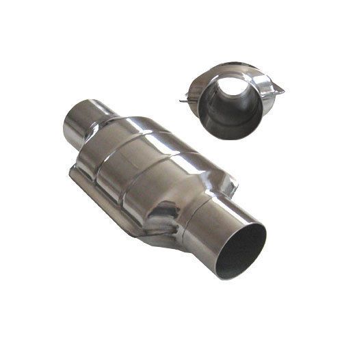3.0&#034; (76mm) stainless steel non catalytic converter high flow straight test pipe