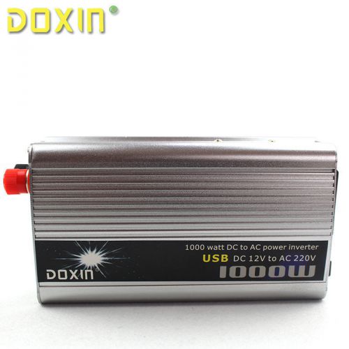 USB 1000W DC 12V to AC 220V Car Power Inverter Charger Adapter Converter DOXIN, image 1