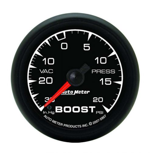 Auto meter 5907 2-1/16 es boost/vacuum gauge - hg/20psi