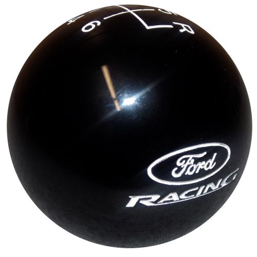 Black ford racing mustang 6 speed shift knob m12x1.75 thread
