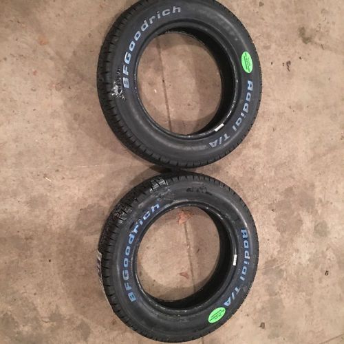 Bfg radial t/a 155/80/15 raised white letters