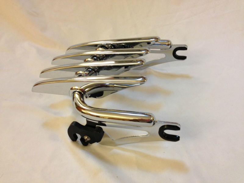 Harley hd touring flhr flht flhx fltr stealth detachable luggage rack(2009-2013)