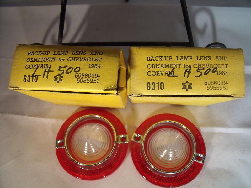 Nos PR Corvair 1964 Backup Lens W/Ornaments LQQQK!!, US $35.00, image 2