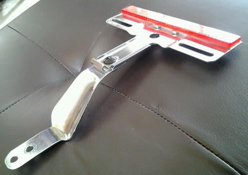 HARLEY DAVIDSON MOTORCYCLE CHROME LICENSE PLATE BRACKET ASSEMBLY, US $34.99, image 2