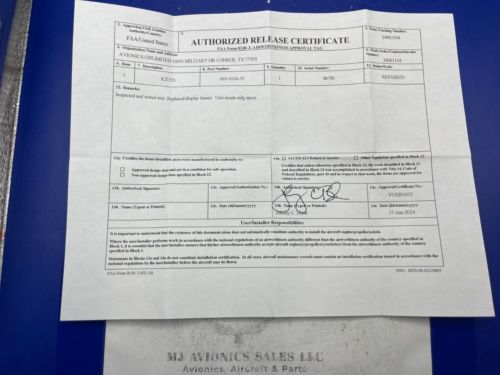 BENDIX/KING KX 155 P/N 069-1024-35 28 VDC WITH GLIDE/SLOPE WITH FAA FORM 8130-3, US $2,295.00, image 6