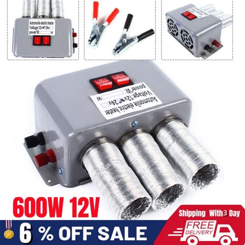 600W 12V Universal Car Warm Heater 3 Holes Compact Heater Defroster Demister US, US $26.60, image 9