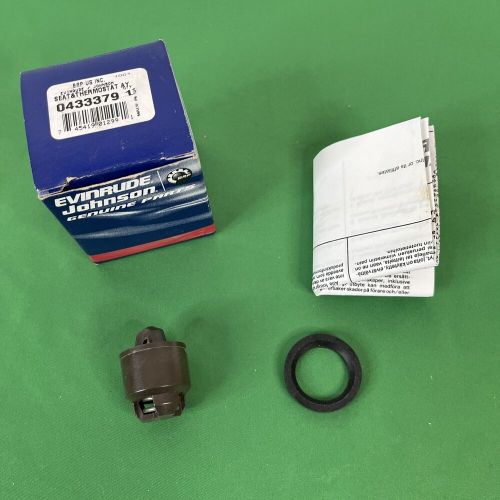 oem OMC JOHNSON EVINRUDE THERMOSTAT 433379 GENUINE OE AND SEAT INCLUDED, US $28.99, image 3