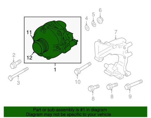 Genuine Mitsubishi Alternator 1800A546, US $1,164.00, image 4