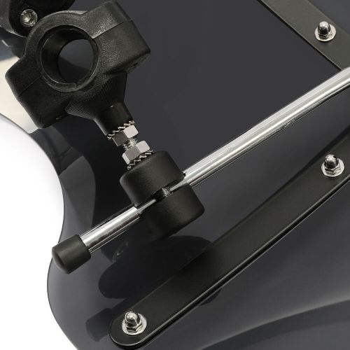 1pc universal 19" smoke windshield for suzuki for yamaha for kawasaki for honda