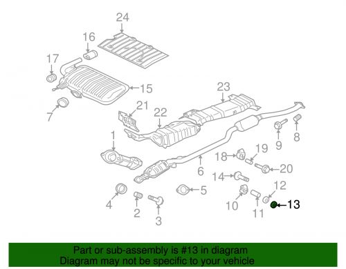 Genuine Mitsubishi Front Mount Retainer Nut MB651931, US $2.95, image 2