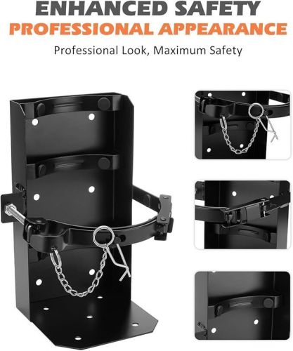 Fire extinguisher mount bracket for 10lbs dry/5lb co2 extinguisher vehicle home