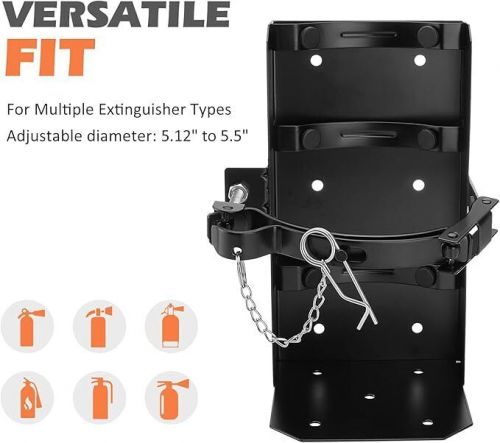 Fire Extinguisher Mount Bracket for 10lbs Dry/5lb Co2 Extinguisher Vehicle Home, US $49.59, image 5