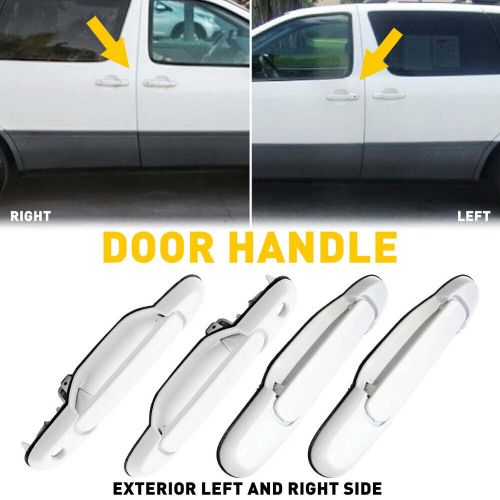 Front Rear Left Exterior Right Door For Handle 1998-03 Toyota WHITE Sienna, US $35.99, image 4