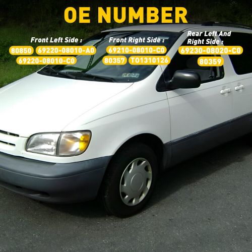 Front Rear Left Exterior Right Door For Handle 1998-03 Toyota WHITE Sienna, US $35.99, image 5