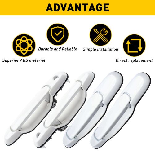 Front Rear Left Exterior Right Door For Handle 1998-03 Toyota WHITE Sienna, US $35.99, image 6