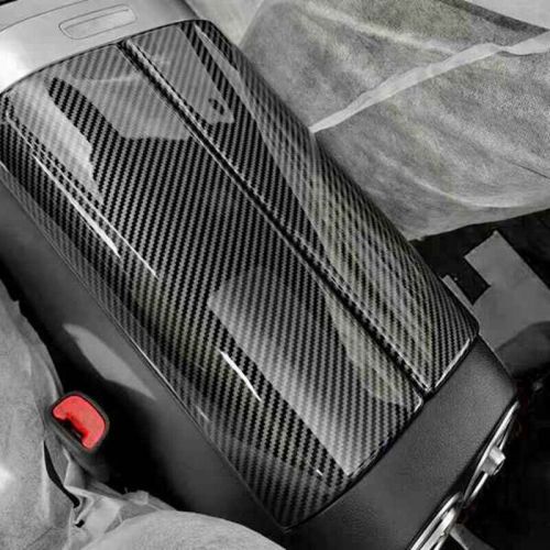 Carbon Fiber Center Console Armrest Box Cover Trim Decoration7673-, US $, image 4
