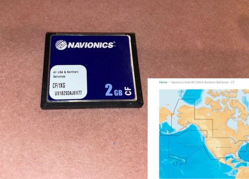 Navionics CF Chart Card CF/1XG All USA & Northern Bahamas 2GB USA HI AK & MORE, US $79.00, image 4