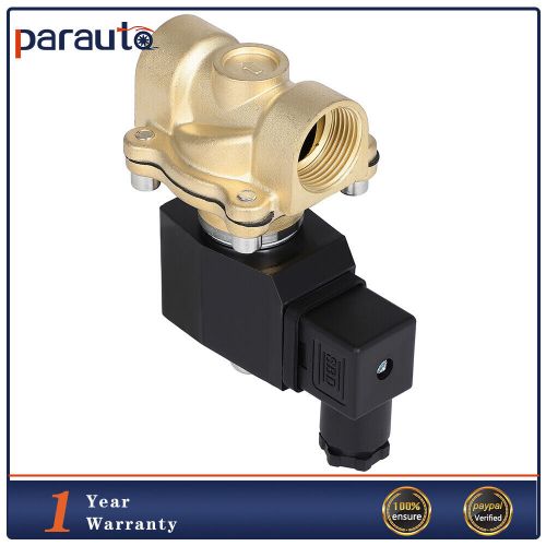 2pcs 3/4&#034; npt 24v air suspension valve solenoid brass electric air n/c kit