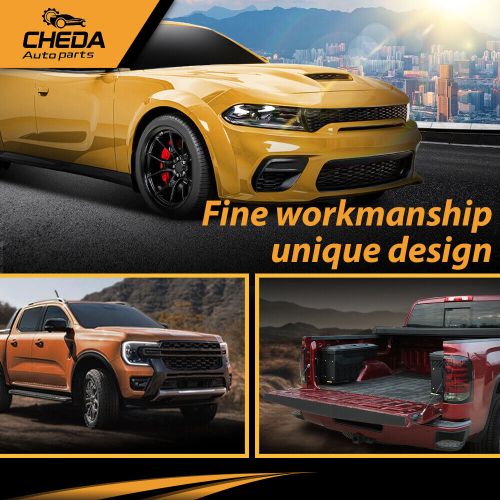 Fit For 2015-2023 Dodge Charger Side Skirts Rocker Panel Body Kit Matte Black, US $80.27, image 5