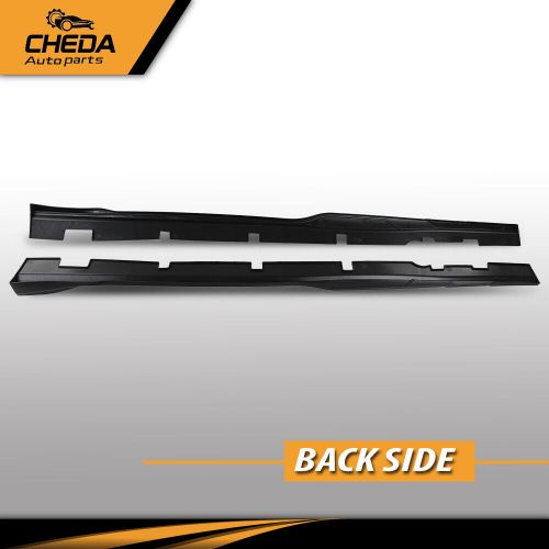 Fit For 2015-2023 Dodge Charger Side Skirts Rocker Panel Body Kit Matte Black, US $80.27, image 11