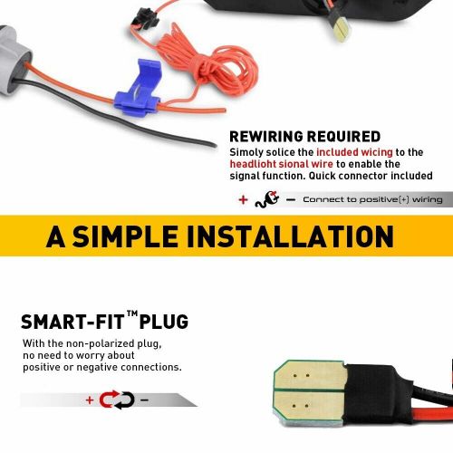 For 05/06-10 Hummer H3 Switchback Smoked LED Front Corner Side Marker Lights EAC, US $29.99, image 4