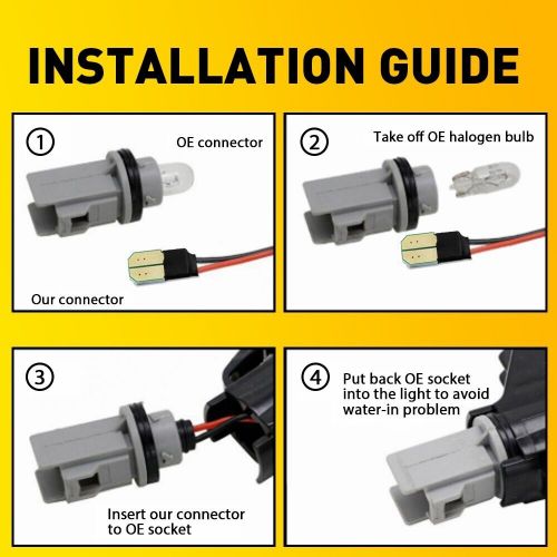 For 05/06-10 Hummer H3 Switchback Smoked LED Front Corner Side Marker Lights EAC, US $29.99, image 5