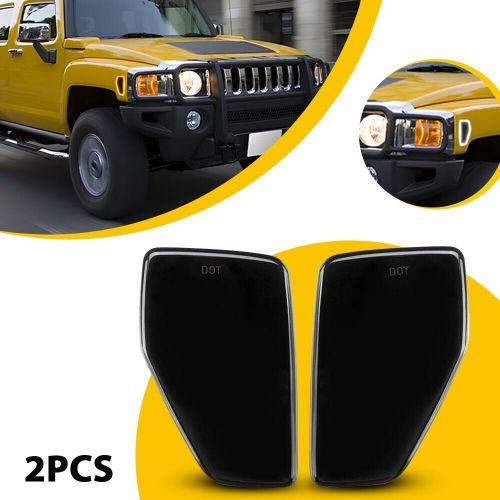 For 05/06-10 Hummer H3 Switchback Smoked LED Front Corner Side Marker Lights EAC, US $29.99, image 12