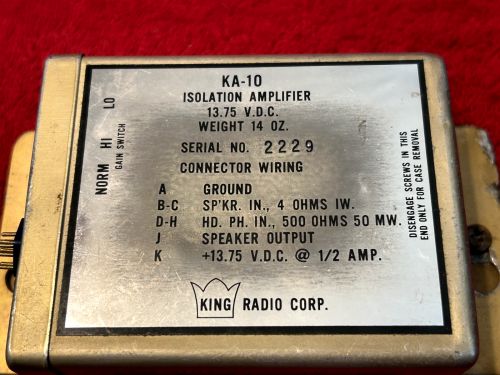 KING KA 10 ISOLATION AMPLIFIER, US $29.99, image 3