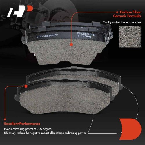 Drilled Brake Rotors Front & Rear L&R for Chrysler 300 Dodge Charger Challenger, US $267.29, image 3