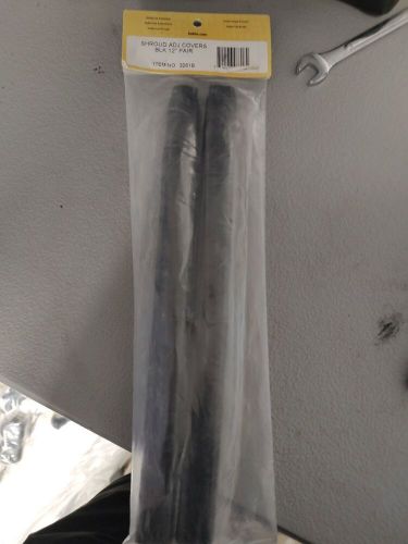 Hobie shroud adj covers blk 12" pair #3261b. 3021h