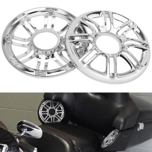 2x Chrome Rear Speaker Trim Grill Fairing Cover For Harley Street Road Glide, US $15.99, image 11