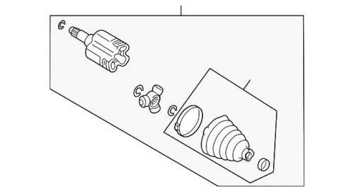 Genuine GM Inner Cv Joint 88965608, US $71.84, image 2