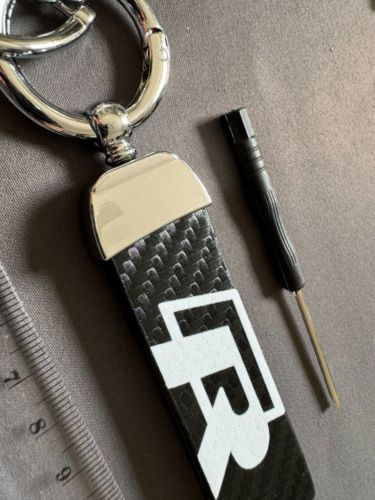 CAR LEATHER KEYRING KEYCHAIN KEY RING R LINE SPORT FOR AUDI FITS VW, AU $15.90, image 5