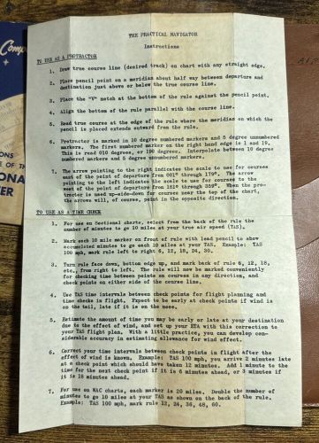 Goble Airlines Navigational Computer Model D~Instructions & Leather Case, US $19.99, image 5