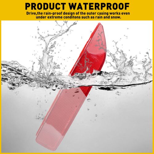 Left driver side rear bumper reflector light tail lamps for honda crv cr-v 07-09