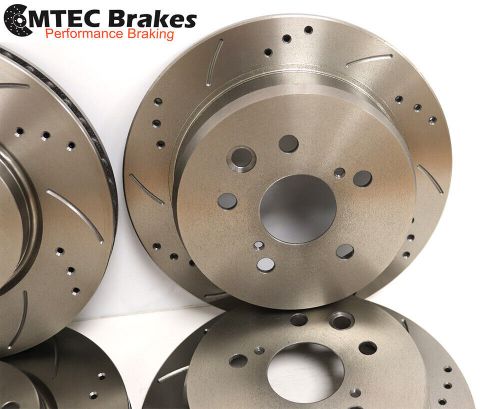 Volkswagen Amarok 3.0 TDi 12-21 Rear Drilled Grooved Brake Discs 300mm, US $, image 5