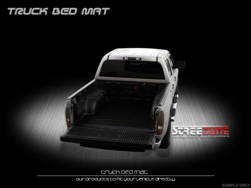 For 04-24 titan/16+ xd 5.7&#039;/68.4&#034; blk rubber diamond pattern truck bed floor mat