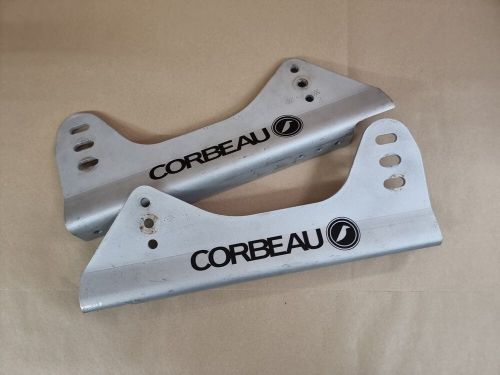Corbeau Pro-Team 'Kinked' Seat Mounts - Aluminium Side Mount FIA Approved, US $, image 8