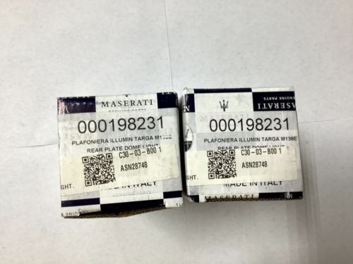 MASERATI GRANTURISMO, LICENSE PLATE LAMPS, QTY 2, OEM, 000198231, US $75.00, image 6
