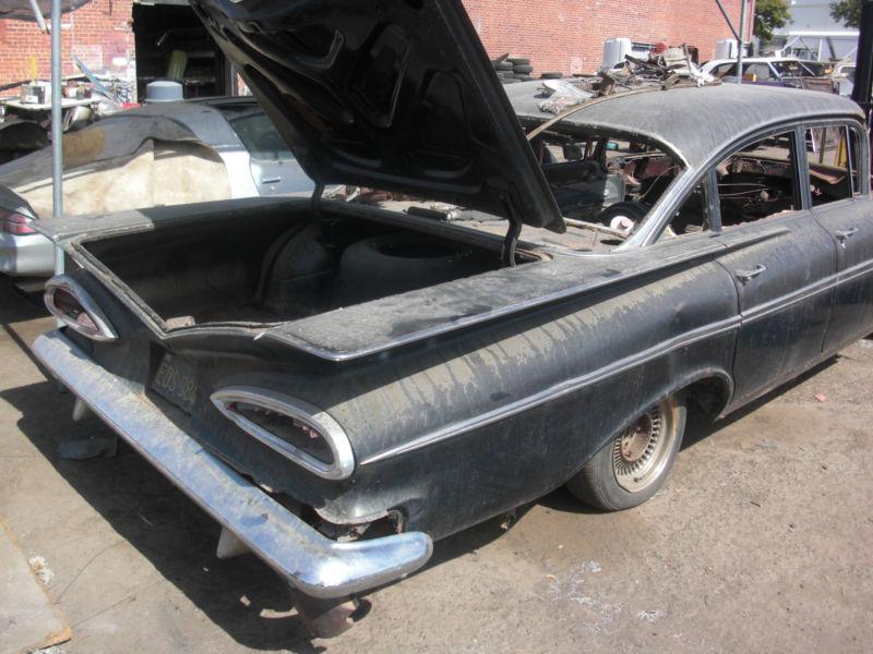 1959 impala // parting out // door trim glass bumper grill interior dash seats