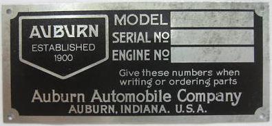 Auburn automobile co. nos 1930 1931 1932 1933 1934 1935 1936 851 852 speedster