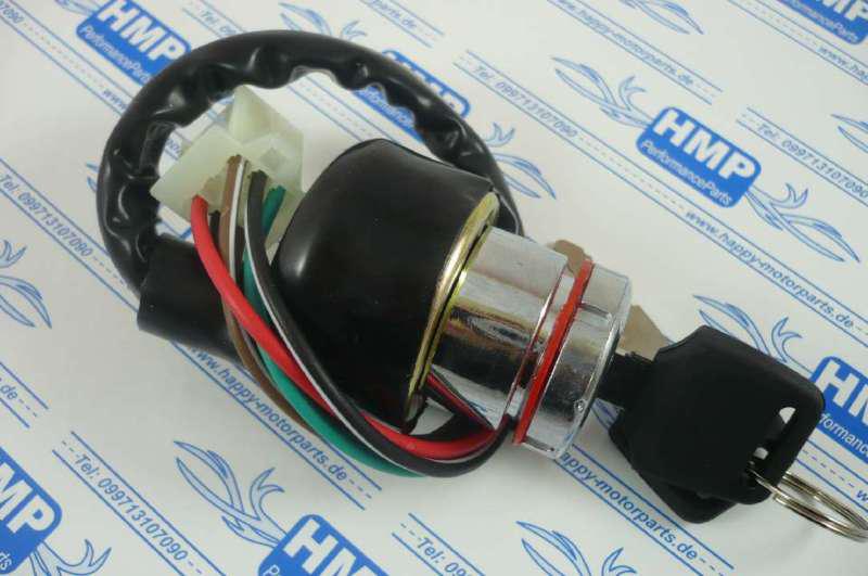 Ignition lock set for quad/atv many models t9 6 pin new