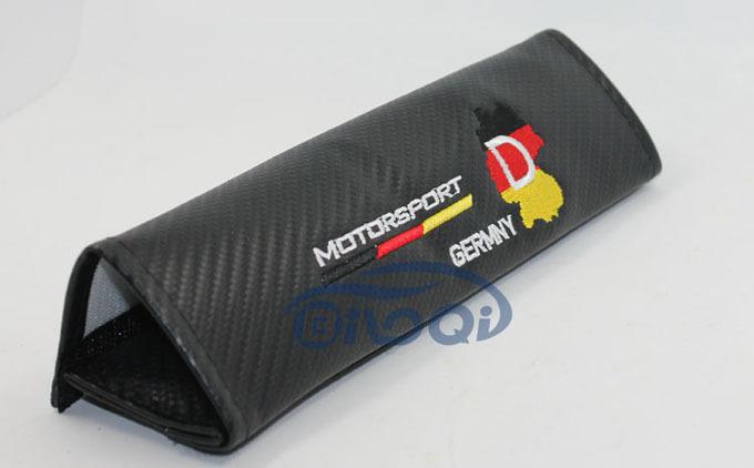 A Pair Carbon fiber Race MotorSport Germny Auto Seatbelt Cover Shoulder Pads, US $14.95, image 3