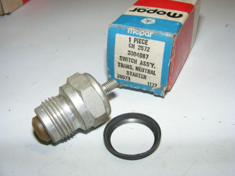 1965 66 67 68 DODGE PLYMOUTH CHRYSLER NEUTRAL SAFETY SWITCH NOS NEW 3004087, US $39.99, image 2