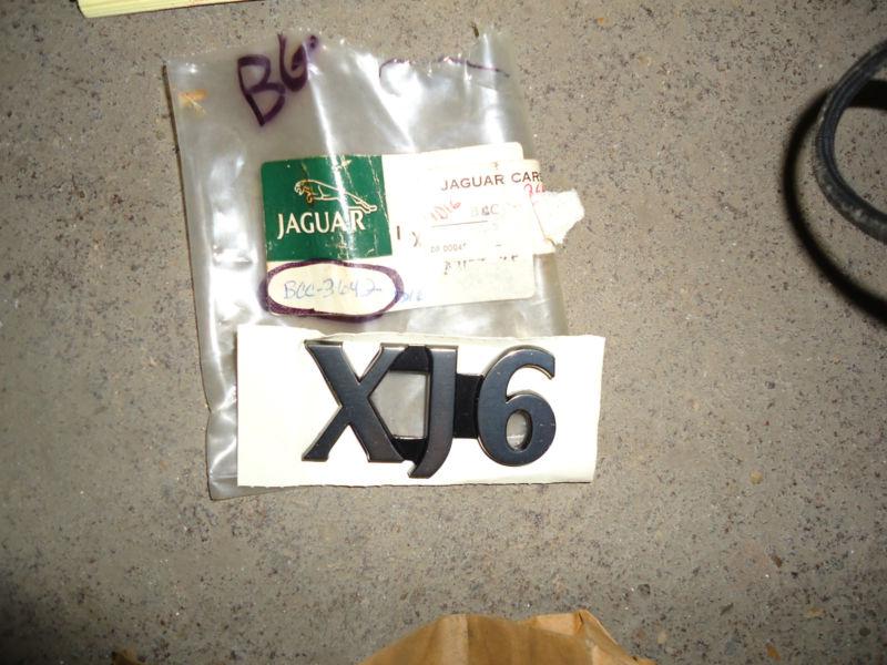Jaguar xj6 rare trunk emblem badge 1979-1987 nos no longer available rare only 1