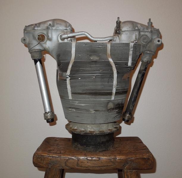 Vintage pratt & whitney r-4360 wasp major cylinder head jug rebuild display