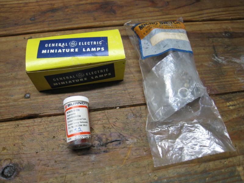 Aircraft avionics honeywell micro switch 4tl11-12k burndy contact ge 1495 lamps