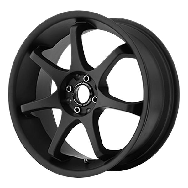 18" motegi racing mr125 satin black wheel set rims 5lug 18x8.0 built w/ fft
