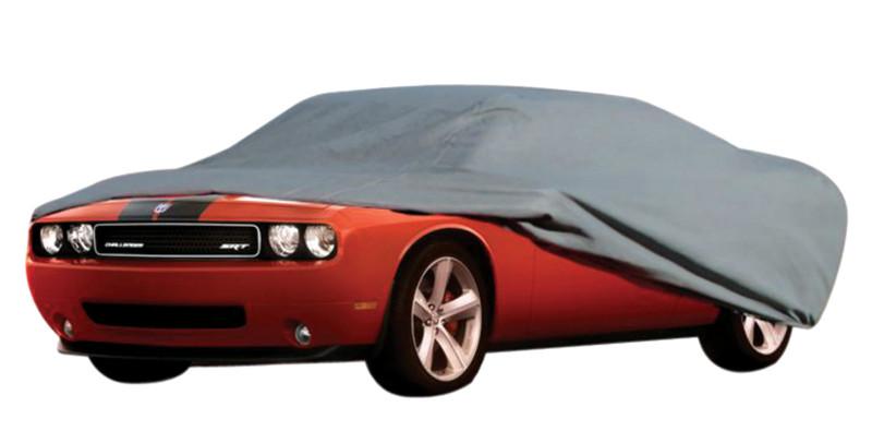 08-2013 dodge challenger gray 4 layer breathable water resistant car cover 1500