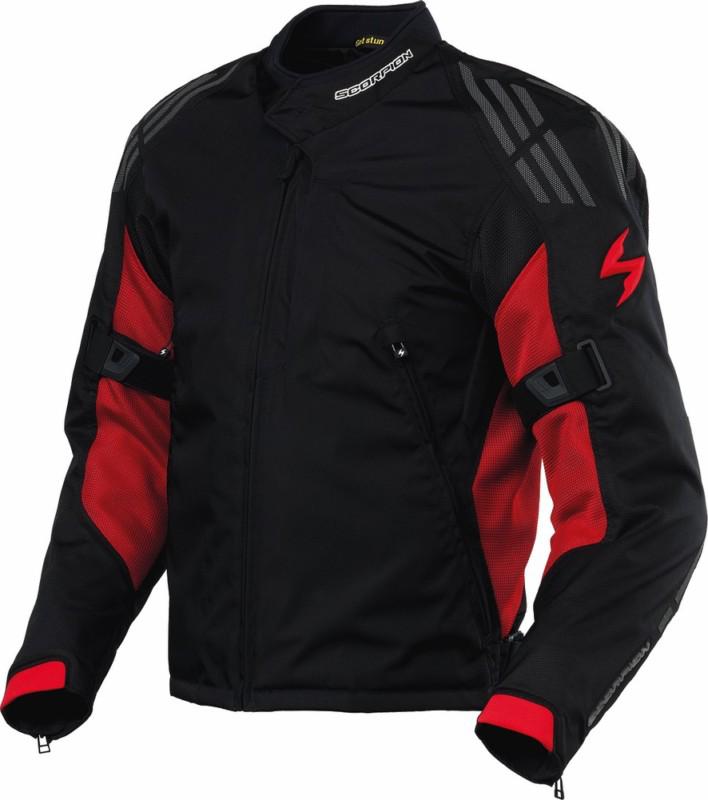 Scorpion exowear intake motorcycle jacket - black/red - md